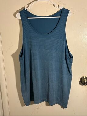 lululemon athletica Men's Blue Tank Top
